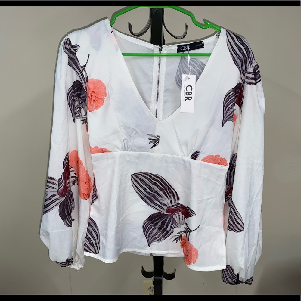 Floral dress blouse